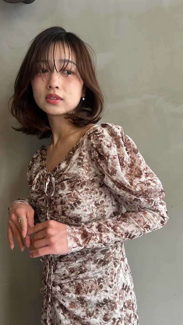 ショート カラー カット ヘアカラー トリートメント ショート/ボブ/ 心斎橋/宮脇美奈のヘアスタイル