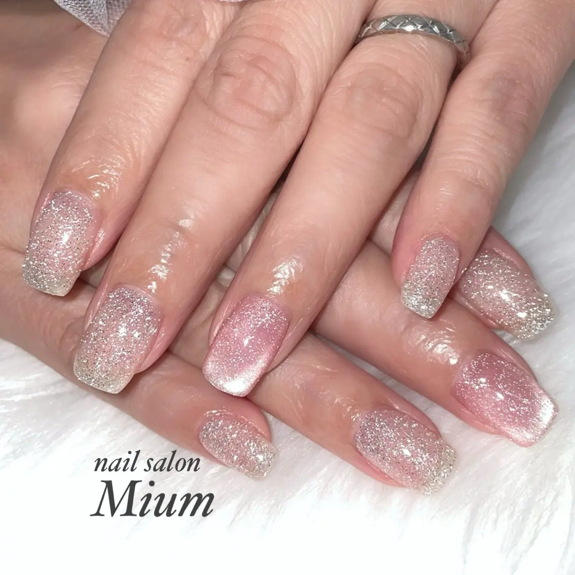 ネイル マグネットネイル ハンドネイル nail salon Miumのネイルデザイン