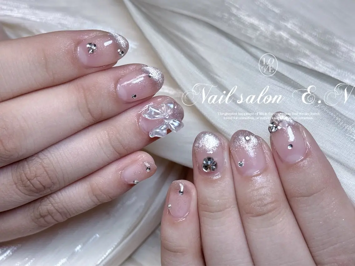 ネイル E.N🦋 長さ出し/持ち込みのネイルデザイン