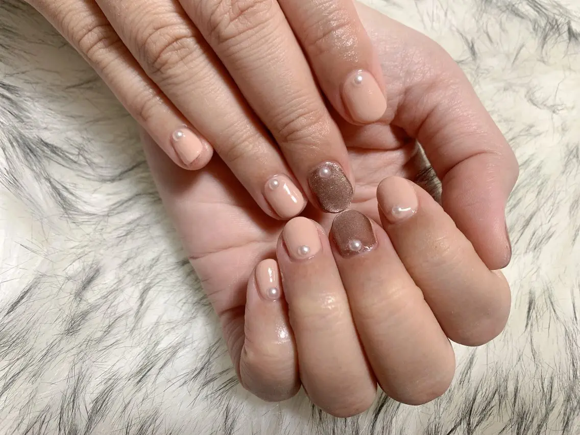 ネイル ジェルネイル 韓国ネイル メンズネイル パラジェル シンプルネイル kiki nail たまプラーザのネイルデザイン