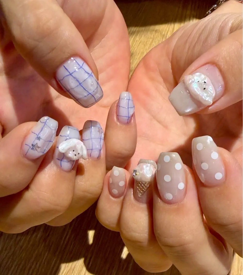 ネイル アートネイル ハンドネイル 33 nail salon 徳山里美のネイルデザイン