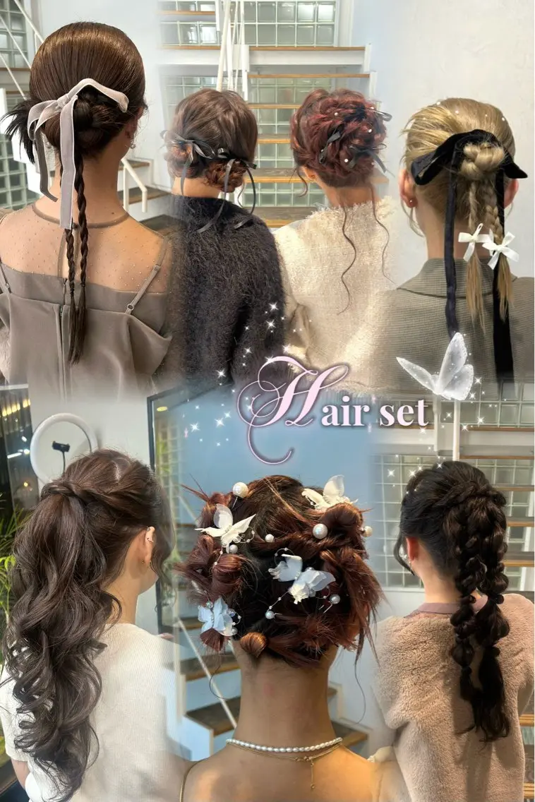 minimo価格❕お呼ばれヘアセット🎀【個性派、ふわふわ、カチモリヘア】の写真