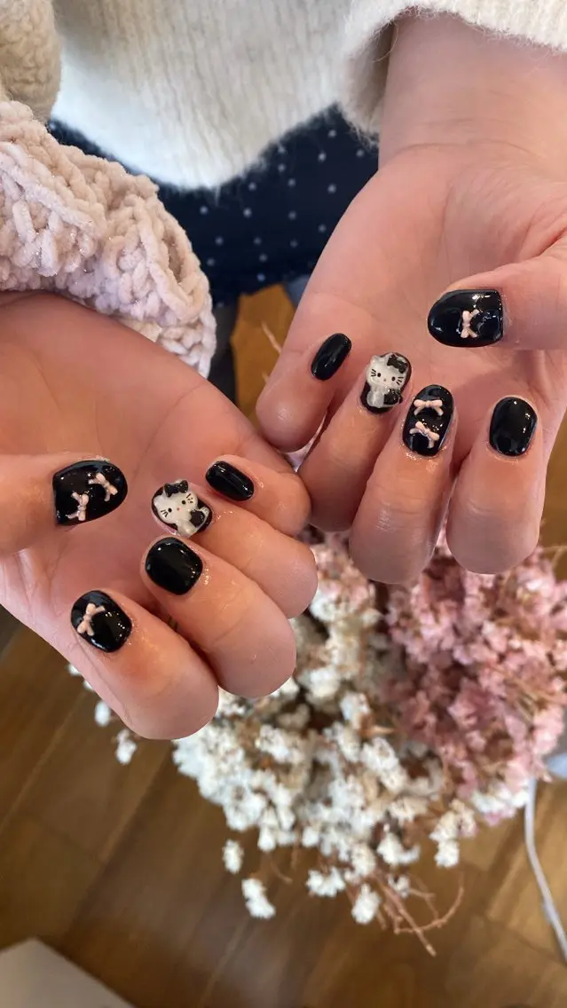 ネイル ハンドネイル crystal ⭐︎ colorのネイルデザイン