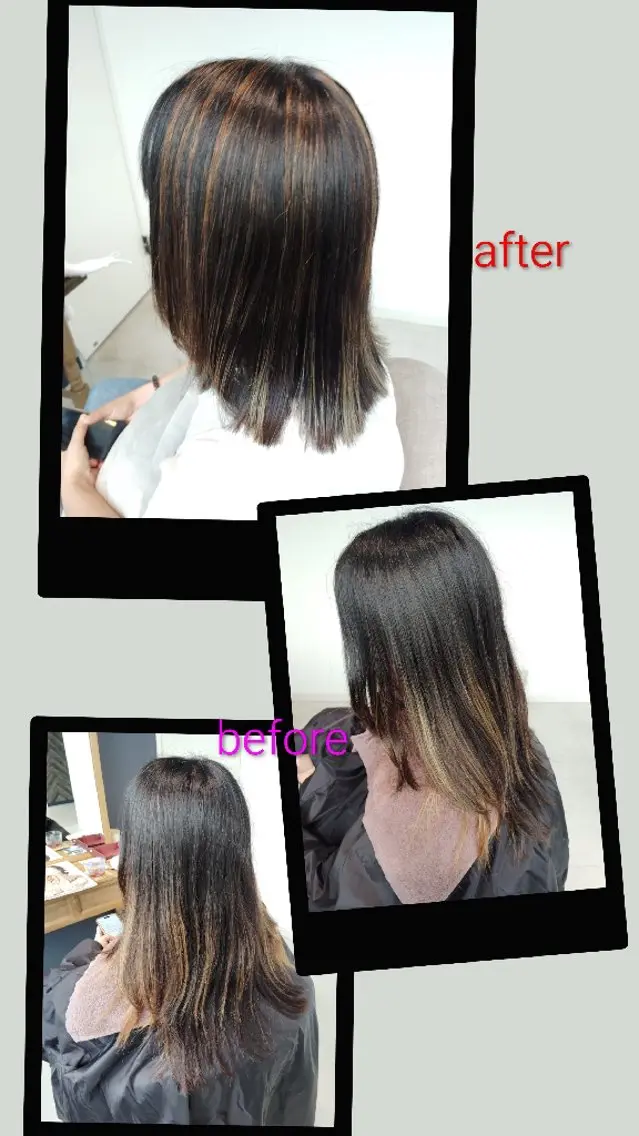 セミロング 中村志保┃カット✂️ カラーモデル募集中のヘアスタイル
