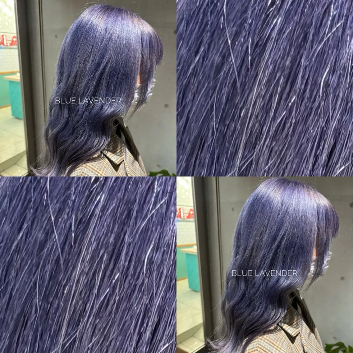 カラー ブリーチ ヘアカラー 🩶ナチュラル ハイトーン/はちすのヘアスタイル