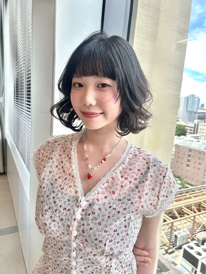 ショート ヘアセット レイヤーカット/ 顔まわり/まい🐇♡のヘアスタイル