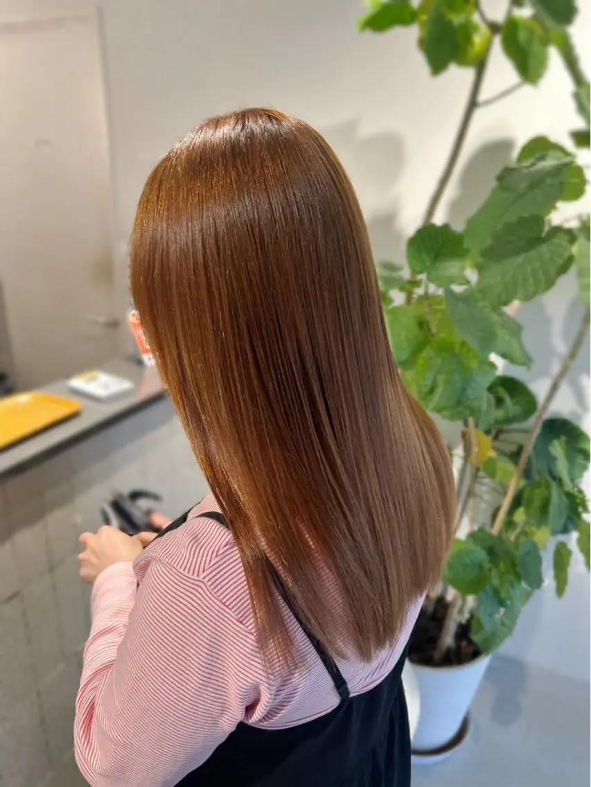カラー 園田 朱理のヘアスタイル