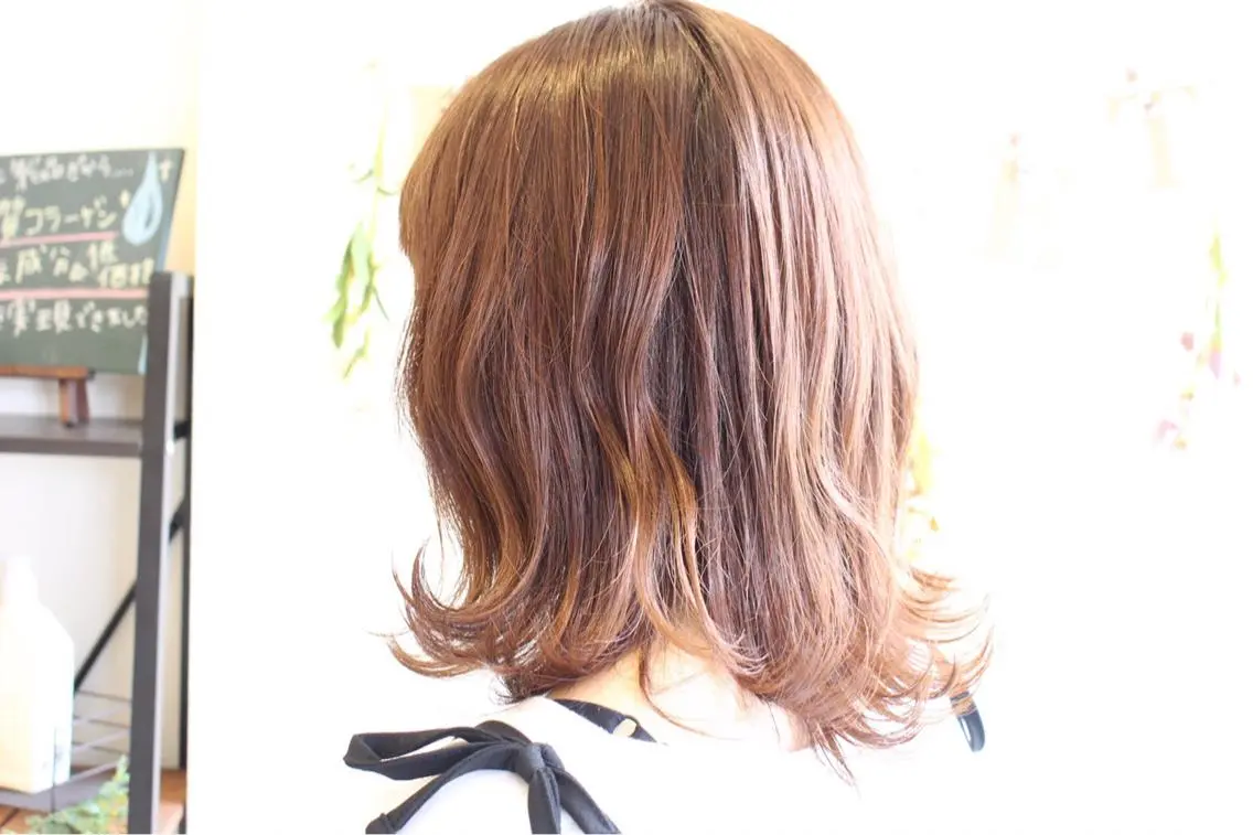 ミディアム カラー カット ヘアカラー mai /Lita中央橋のヘアスタイル