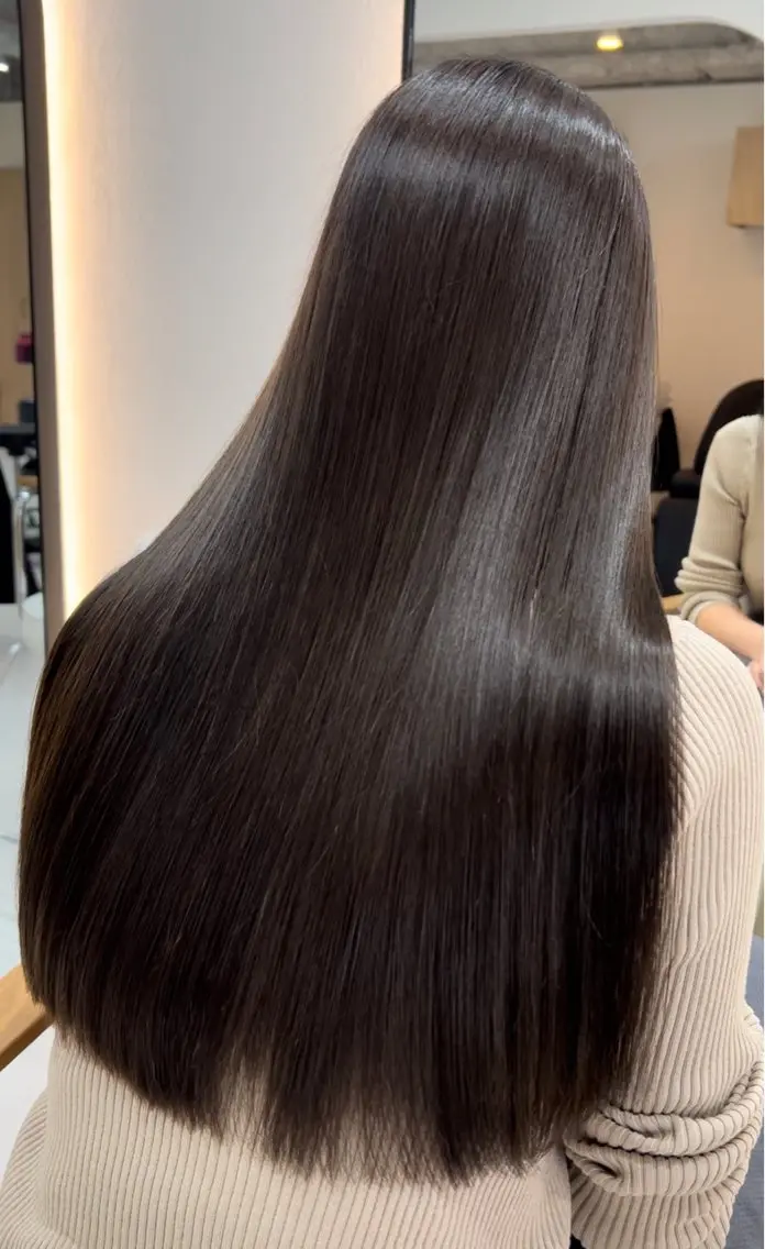 ロング カット トリートメント 韓国ヘア🩶侑矢 艶髪透明感/福岡のヘアスタイル