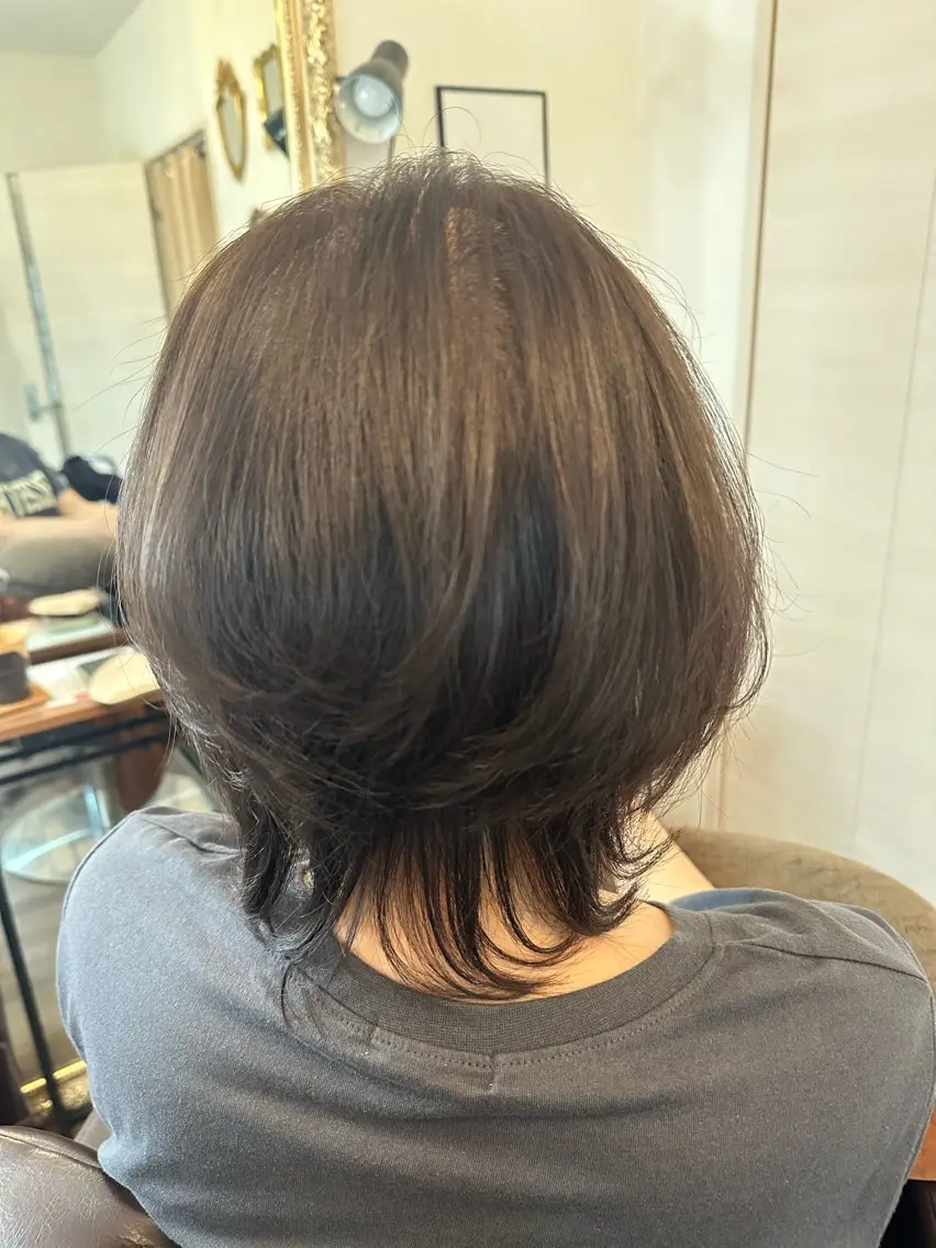 ミディアム カラー カット ヘアカラー トリートメント 🌺✨小川 友佳✨🌺のヘアスタイル