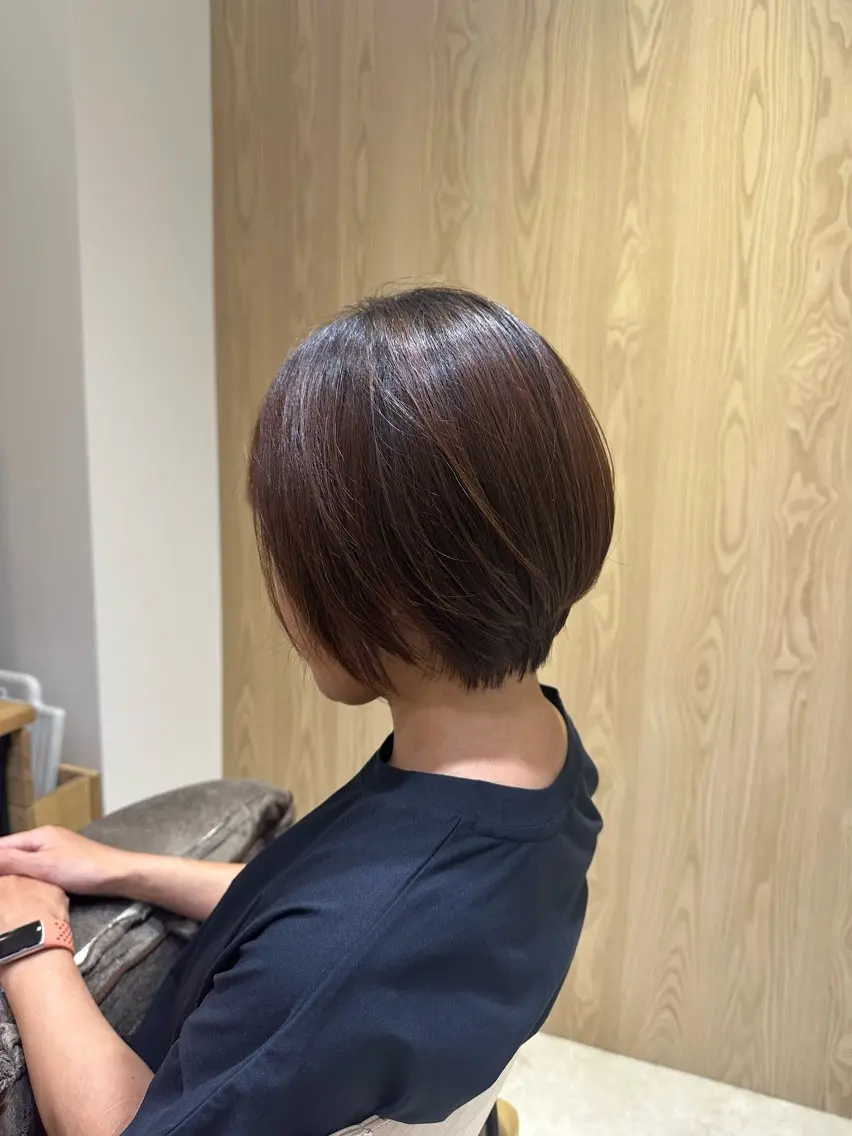 ショート 川崎 智優のヘアスタイル