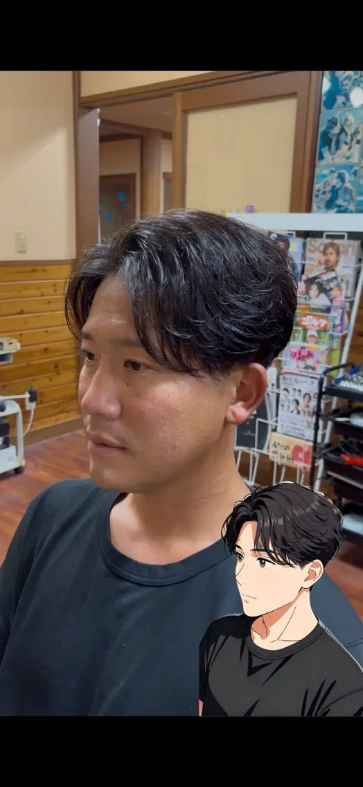 メンズ 宮之下 侑弥のヘアスタイル