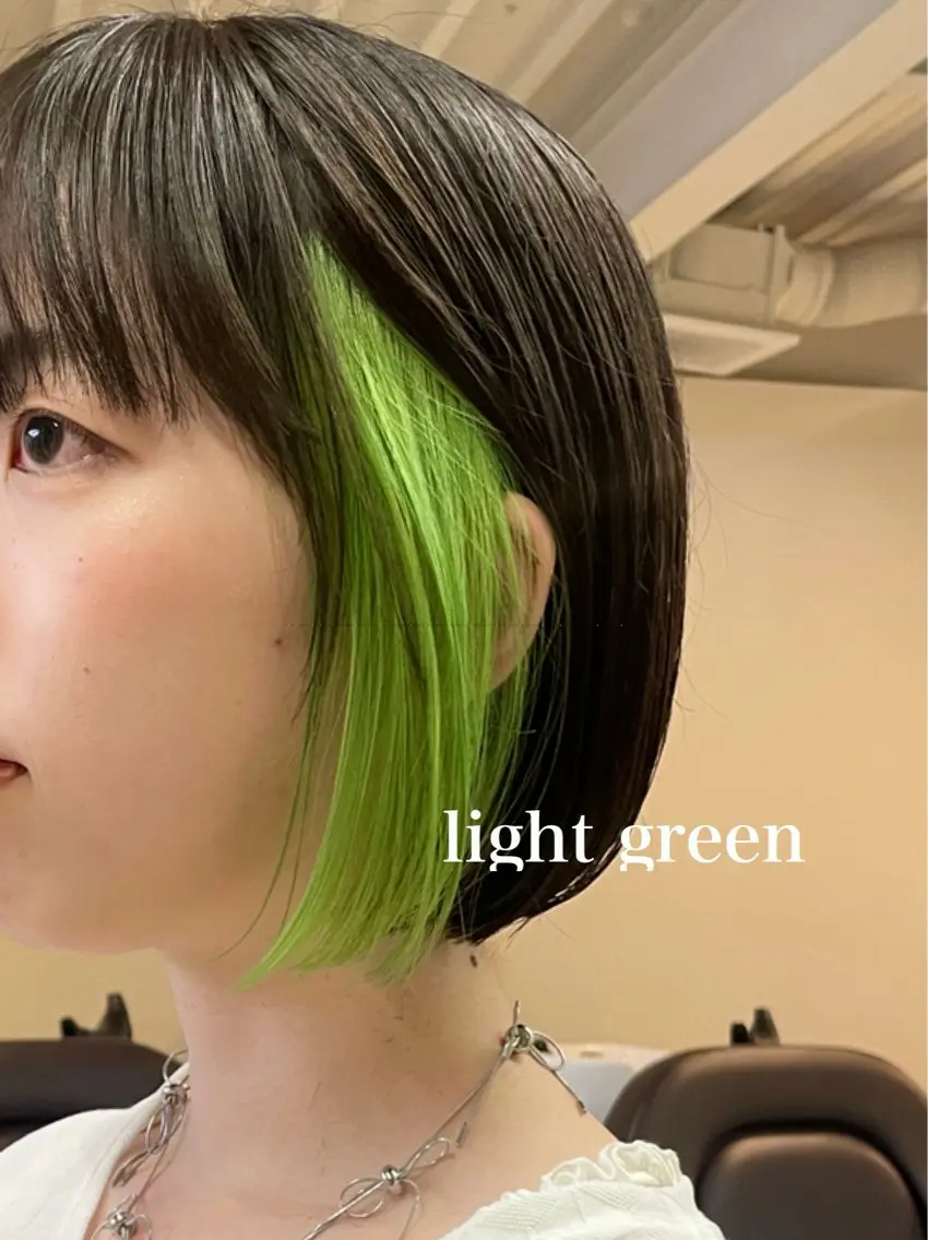 🫧韓国風イヤリングカラー+カット🫧初回半額💎トリートメントで艶髪に🌙ケアブリーチ追加で+2400円の写真