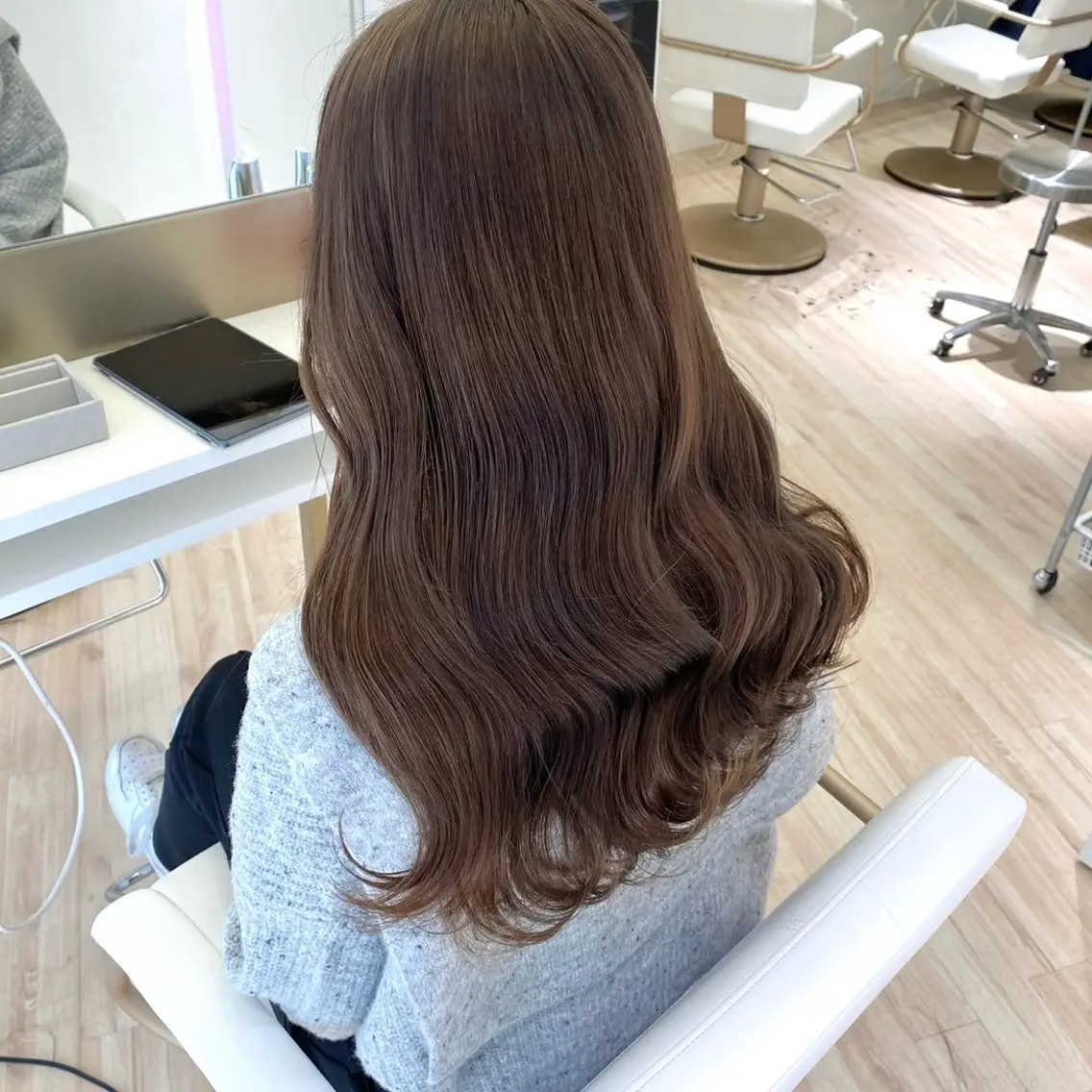 ロング カラー ParveMix 🪽鳥取彩花のヘアスタイル