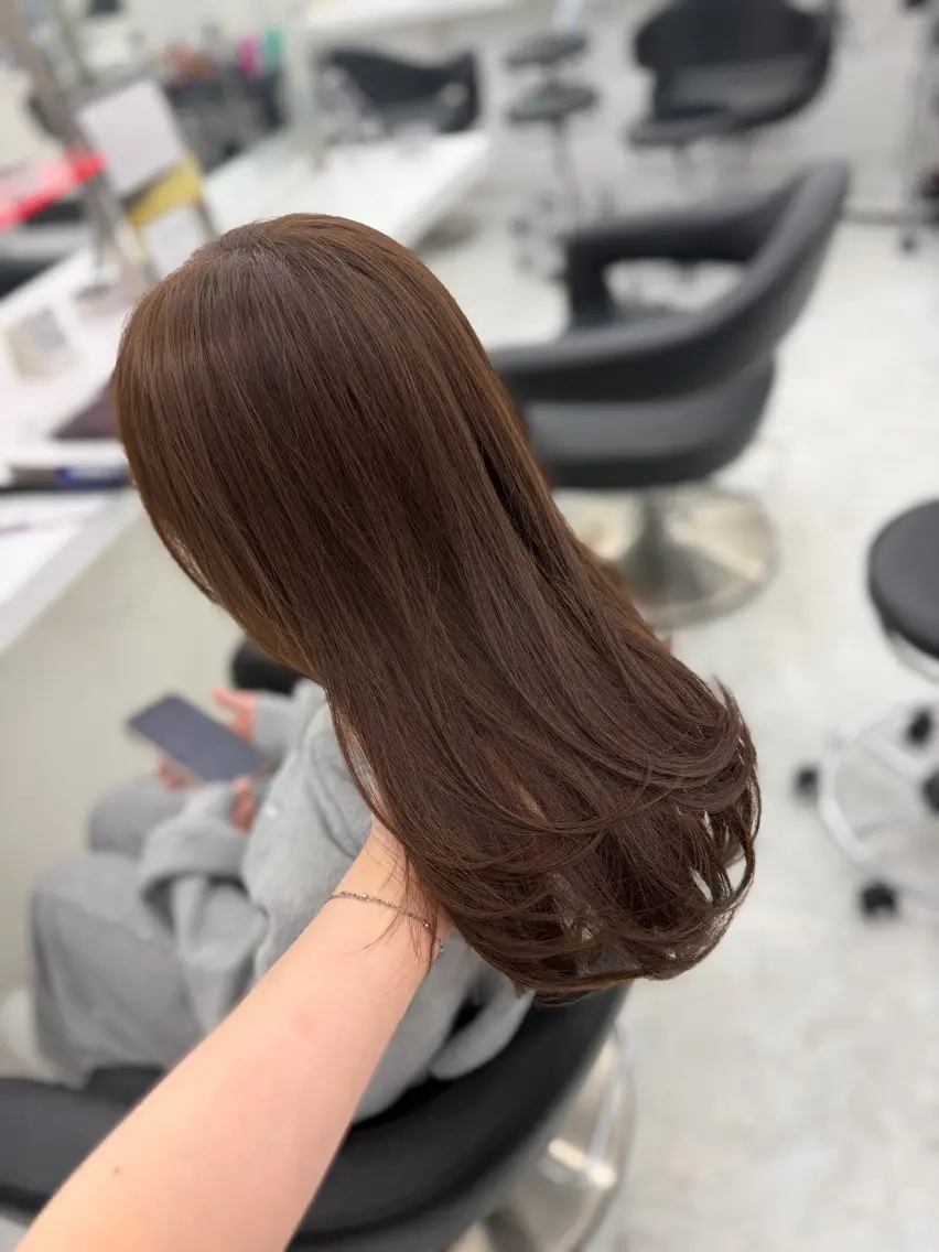 ロング カラー カット ヘアカラー 🤍レイヤー/顔周り /hirari🤍のヘアスタイル