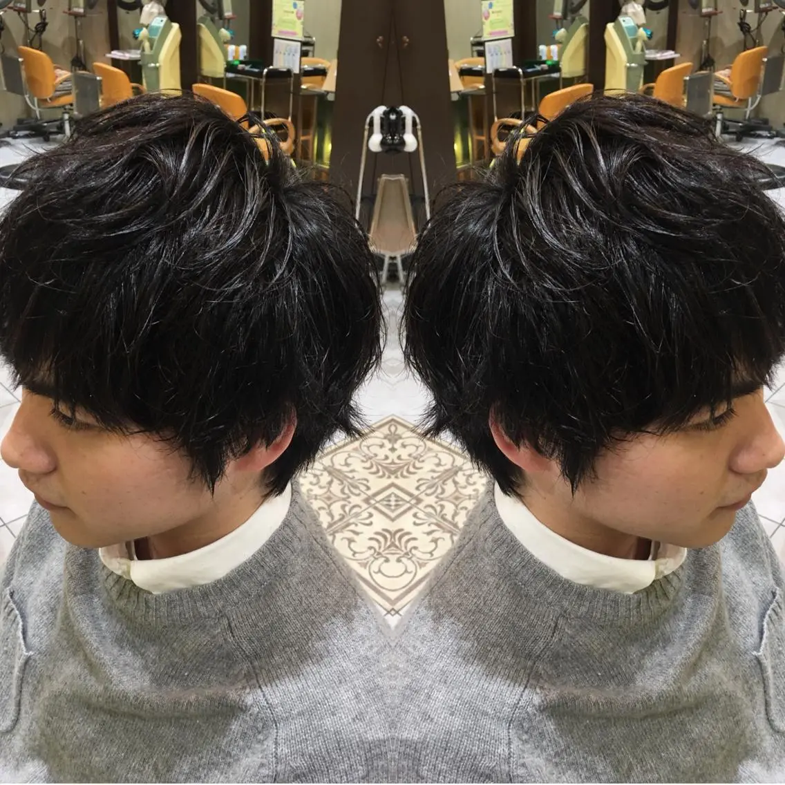 ショート パーマ メンズ Blossom大塚 ディレクター永野のヘアスタイル