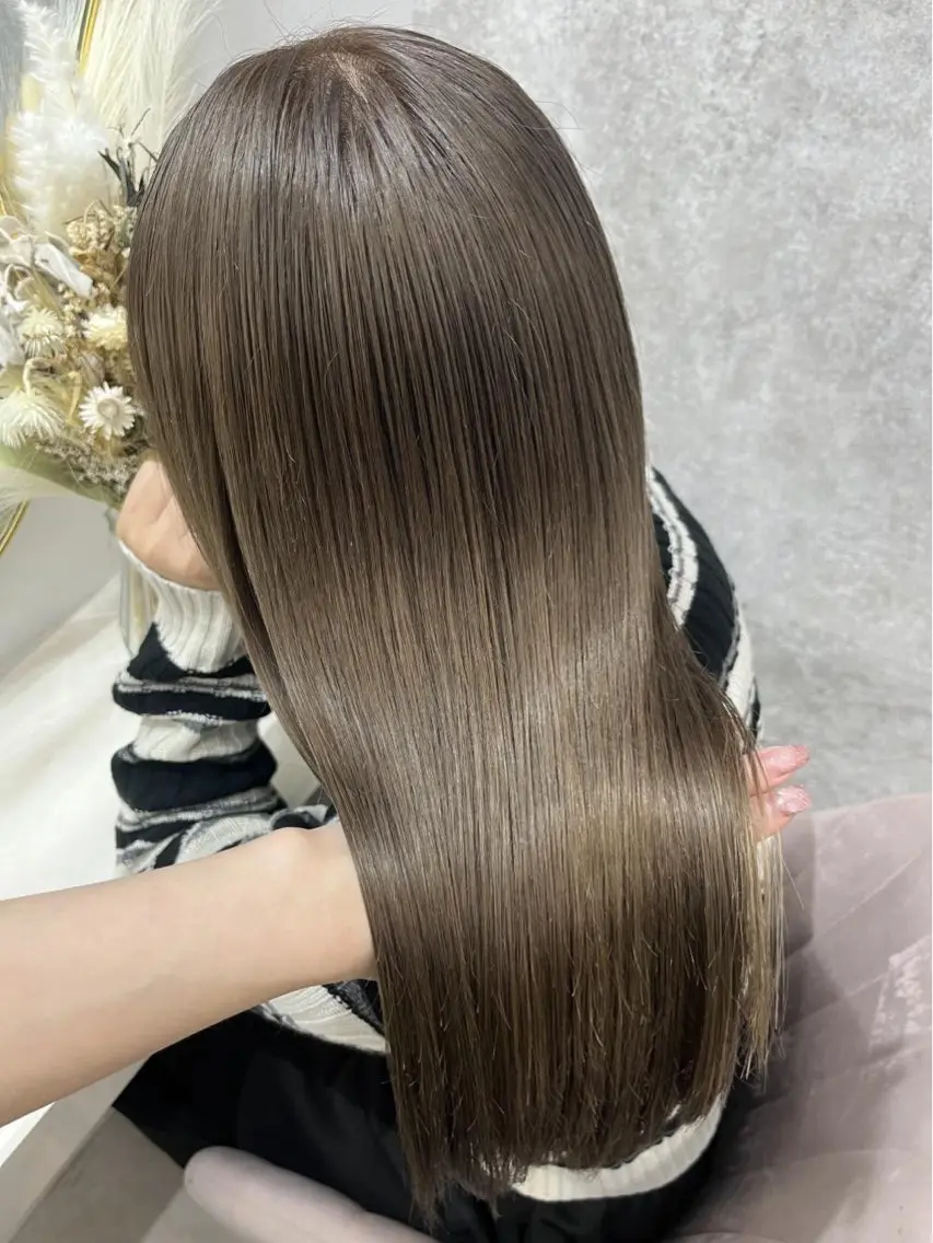 セミロング ヘアカラー トリートメント 🫧神田桃歌🫧 赤羽/ワンカラー🦋のヘアスタイル