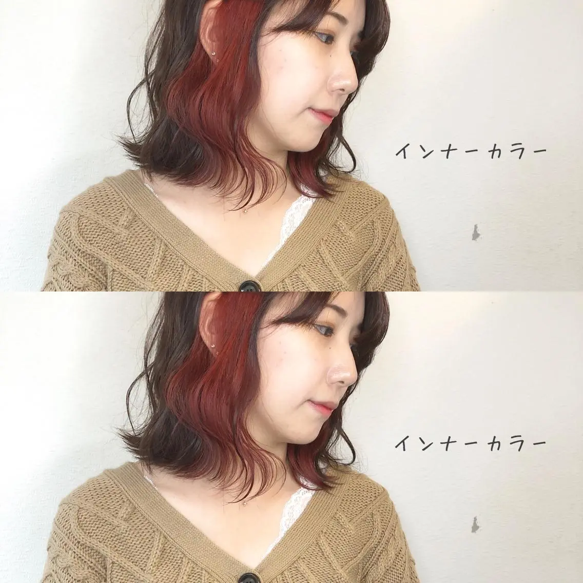 ミディアム カラー ブリーチ あさだ しゅうたろうのヘアスタイル