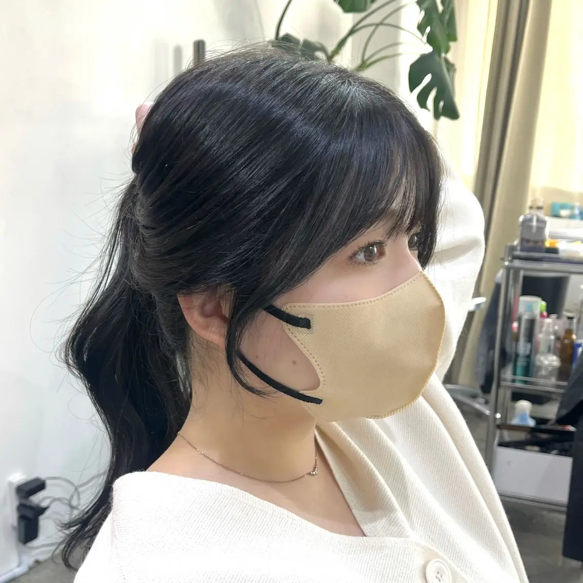 ロング カラー グレージュ 早朝セット☀️ レイヤー/Momoのヘアスタイル