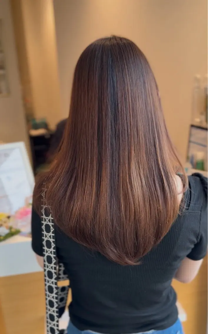 ロング 髪質改善 縮毛矯正 トリートメント 縮毛矯正 美髪縮毛矯正専門 ✨be:up✨のヘアスタイル