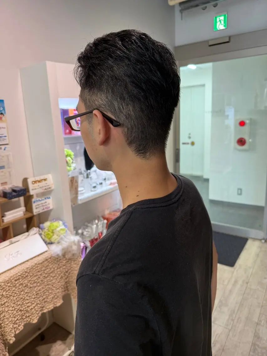ショート メンズ メンズショート ショートヘア カット 🦋メンズカット/パ ーマモデル紀輔🦋‪のヘアスタイル