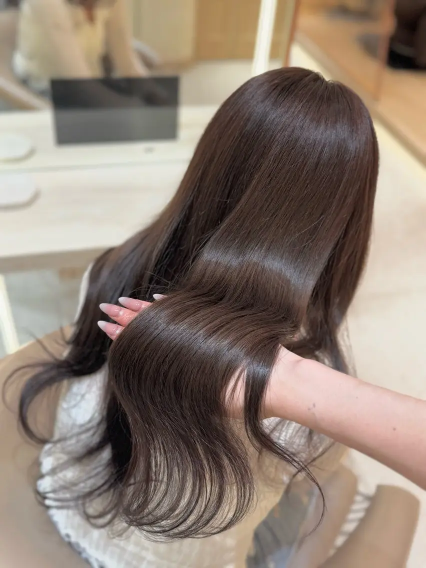 ロング ヘアカラー トリートメント ヘアセット ホノカ🫧 モデル募集のヘアスタイル