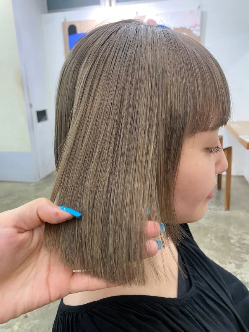 ショート カラー ヘアカラー 鈴木 映美のヘアスタイル