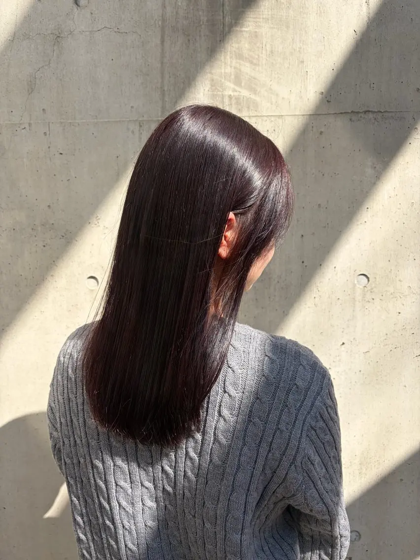 セミロング ヘアカラー tsukimi .SUIのヘアスタイル