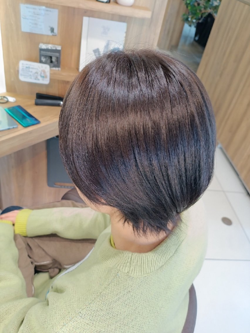 ショート ヘアカラー きっか海老名 癒やしのヘッドスパのヘアスタイル