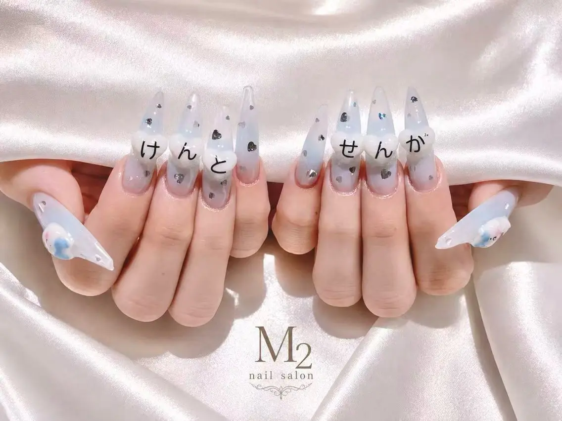 ネイル ハンドネイル 長さだし専門店 M2 rikaのネイルデザイン