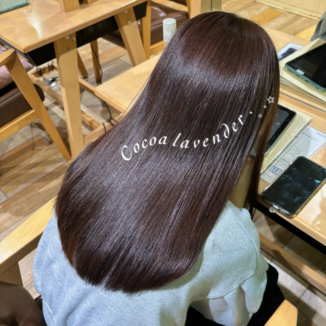 セミロング カット ヘアカラー トリートメント 美奈 🫧のヘアスタイル
