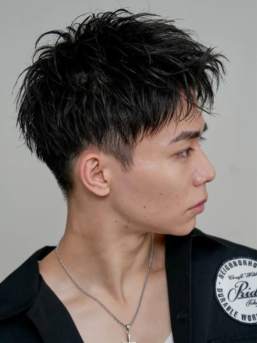 ショート パーマ ショートヘア カット パーマ クドウレイ fifth神南のヘアスタイル
