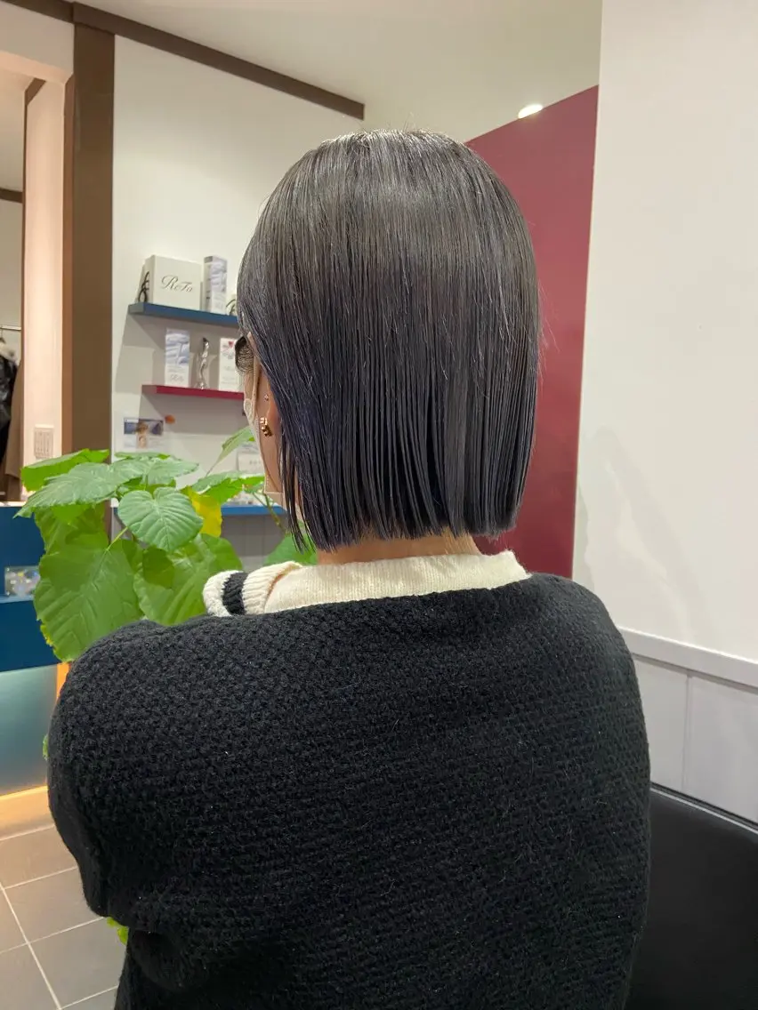 ショート カラー ボブ カット ヘアカラー 加藤 こゆきのヘアスタイル