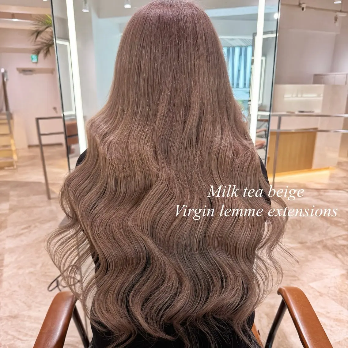 ロング カラー シールエクステ ハイトーンカラー エクステ ヘアカラー エクステ シールエクステ特化 ハイトーン、NANAのヘアスタイル