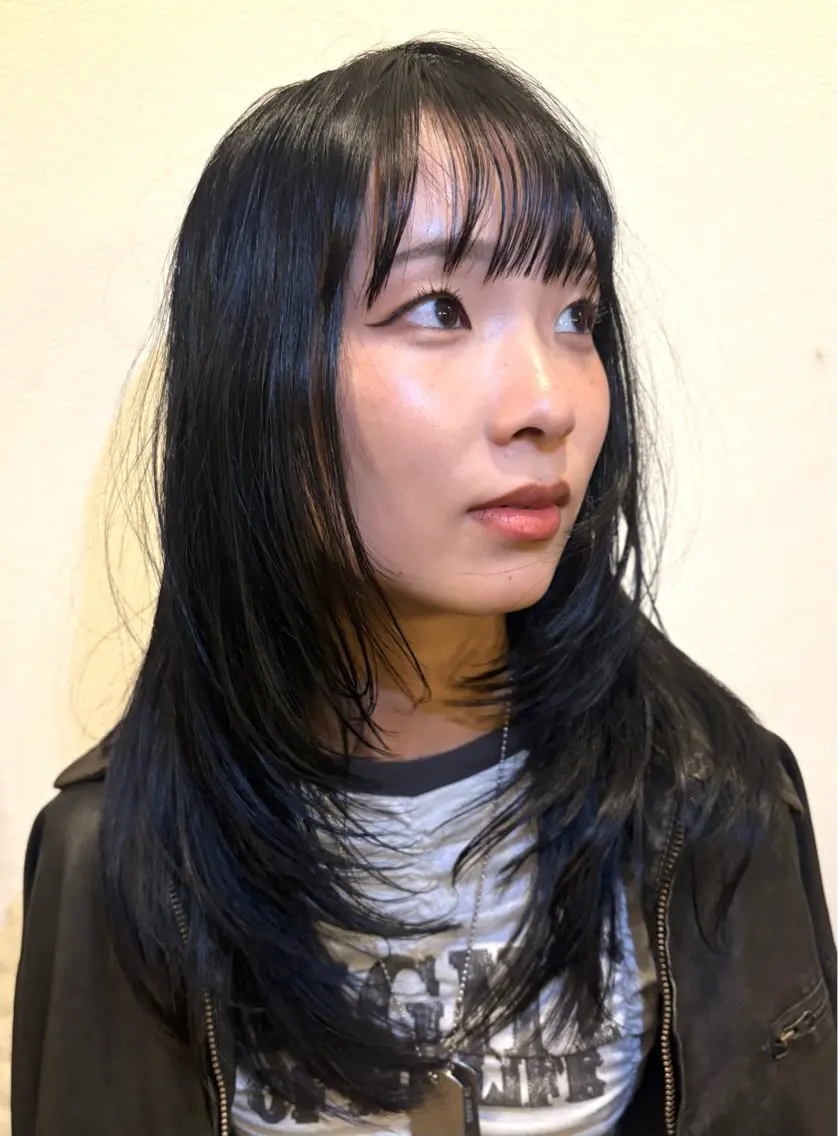 ロング カラー レイヤーカット 樋口 雄也のヘアスタイル
