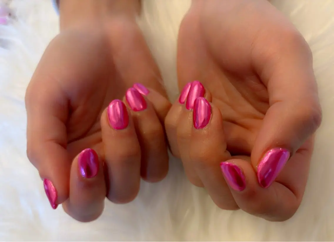 ネイル ミラーネイル komohana salon🌺のネイルデザイン
