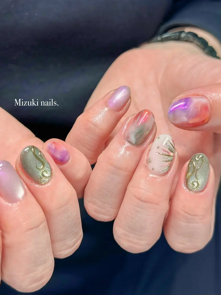 ネイル ハンドネイル ハンドケア 🕊 MIZUKIのネイルデザイン