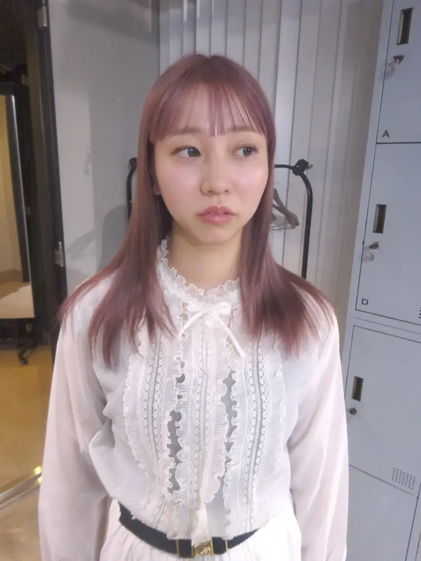 セミロング カラー ヘアアレンジ ヘアカラー Tei /ileのヘアスタイル