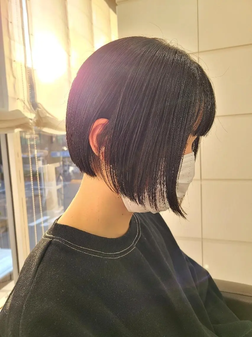 デザインカット&クレンジング炭酸シャンプー😍(頭皮ケアに是非✨️)の写真