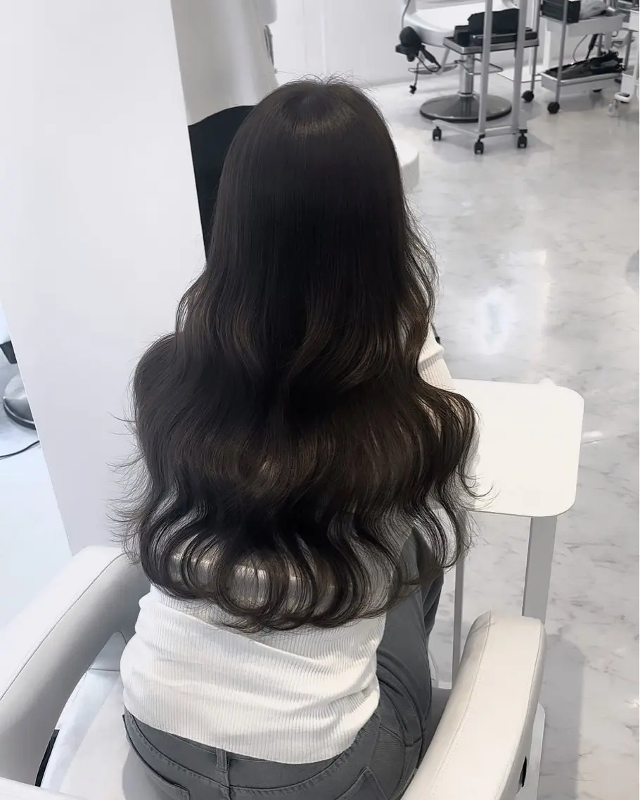 ロング カラー 石川 裕将のヘアスタイル