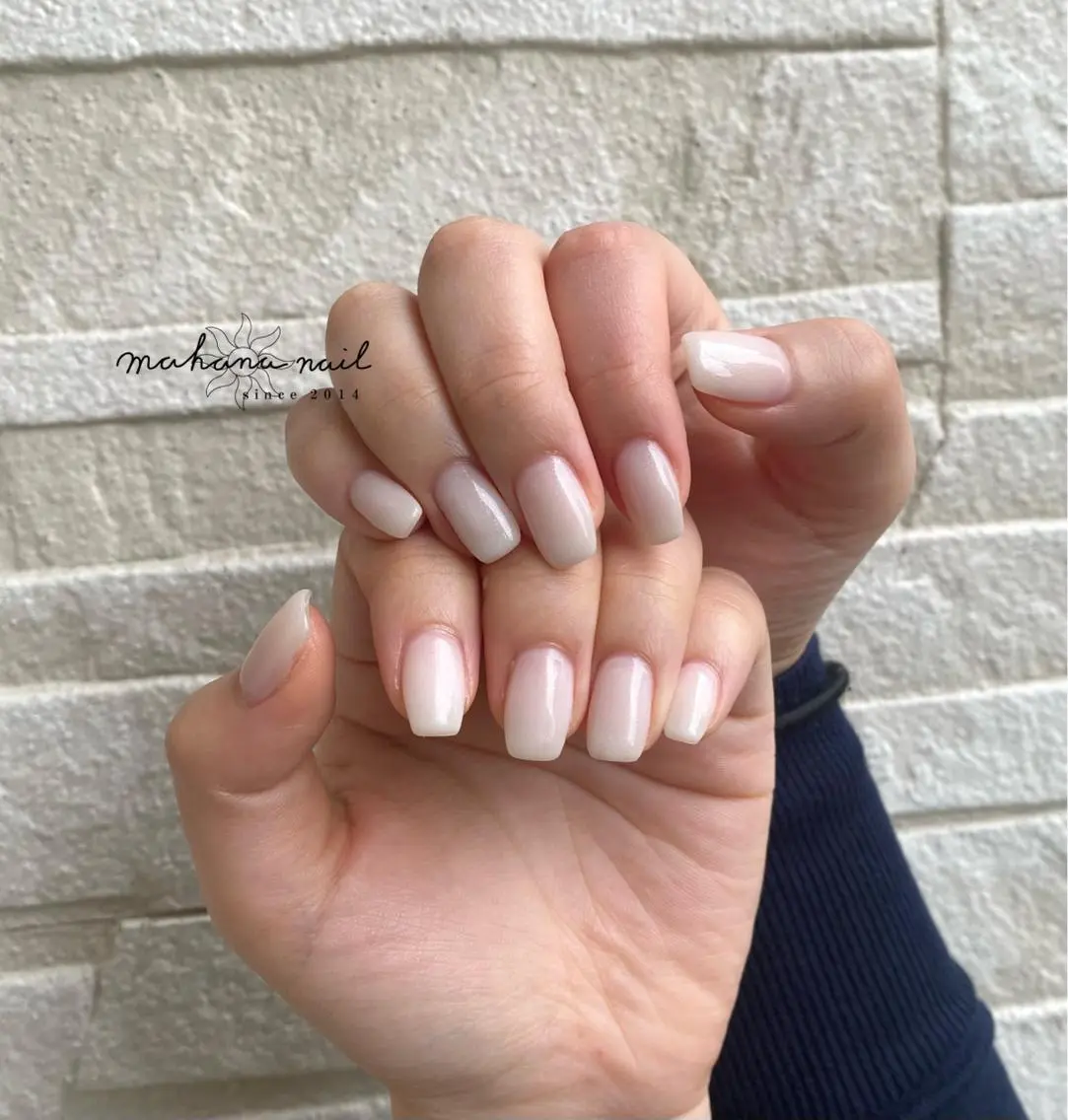 ネイル ワンカラーネイル mahana nailのネイルデザイン