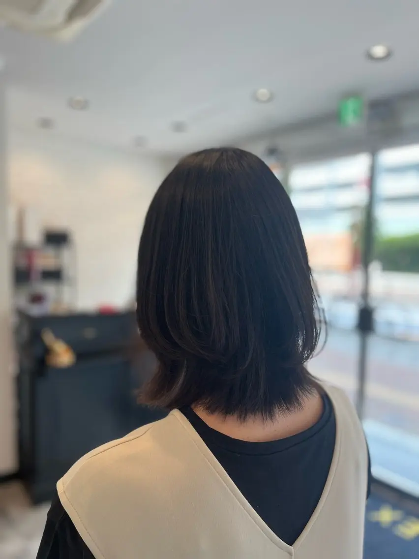 ミディアム パーマ特化 ヒロヤのヘアスタイル