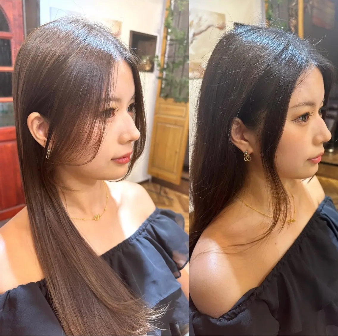 ロング カット ヘアカラー トリートメント 伏田 遼馬のヘアスタイル