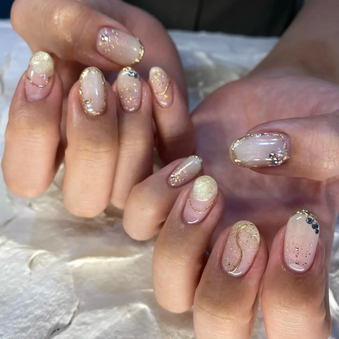ネイル ブライダルネイル nail salon eve...のネイルデザイン
