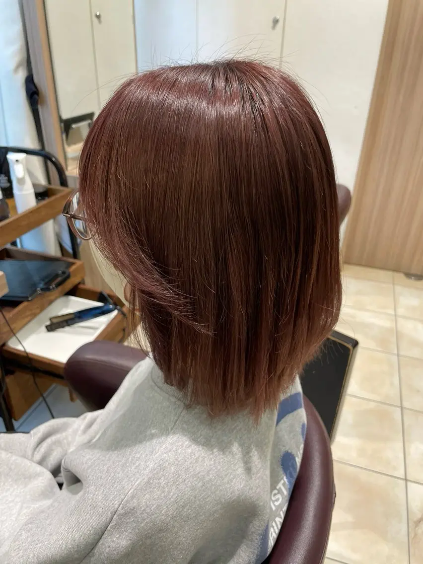 [ダメージレスカラーはこちら🫶]髪質改善カラーの写真