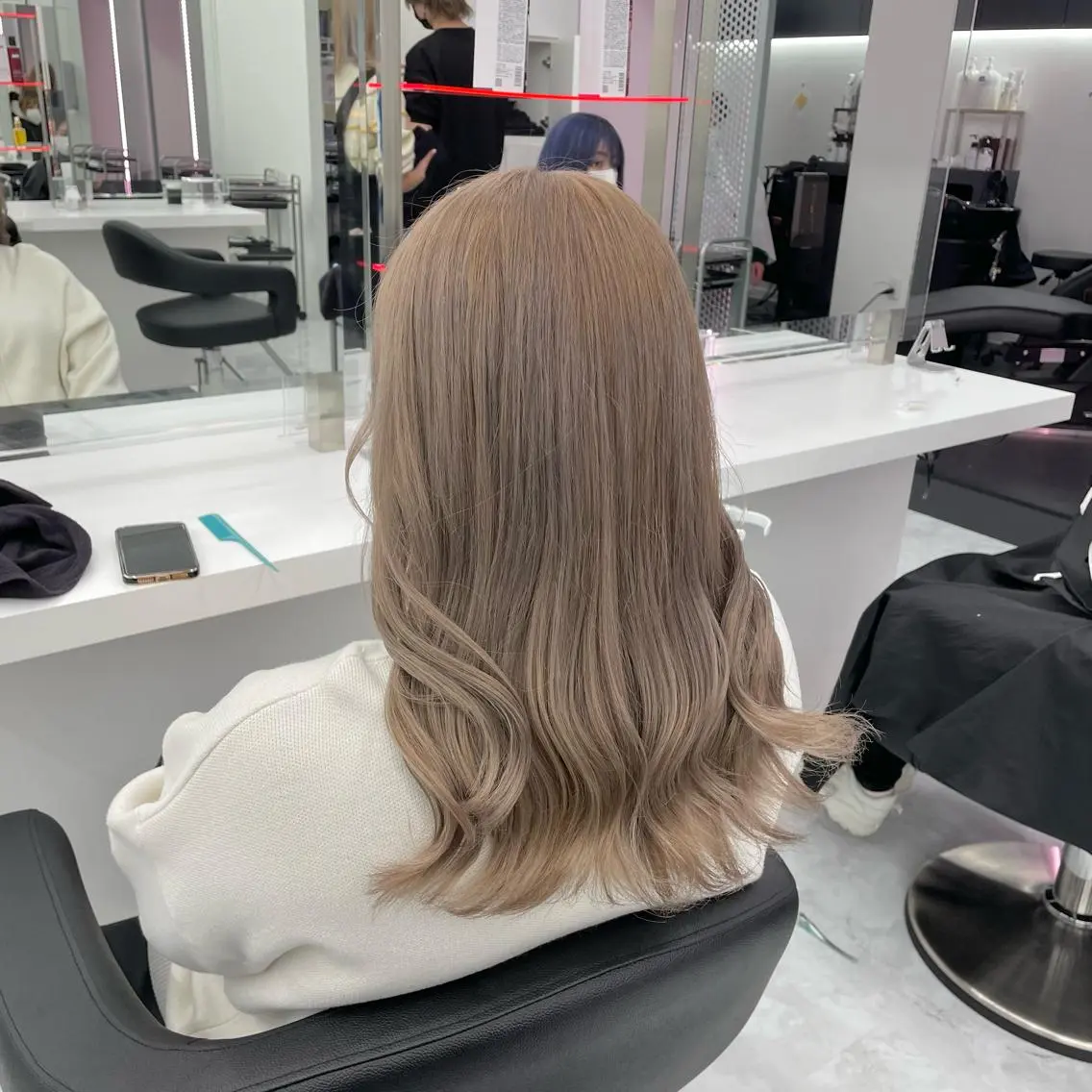 ロング カラー men's特化 値段以上の仕上がりにのヘアスタイル