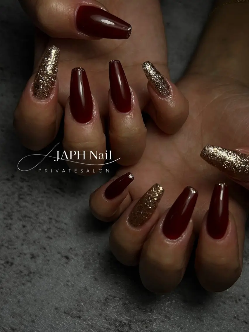 ネイル フレンチネイル キラキラネイル 韓国ネイル ミラーネイル ニュアンスネイル NailSalon /JAPHのネイルデザイン