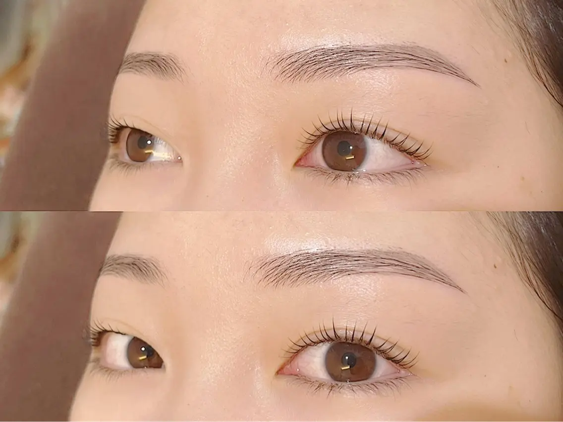 美眉スタイリング(Wax)✖️グロウラミネーションの写真