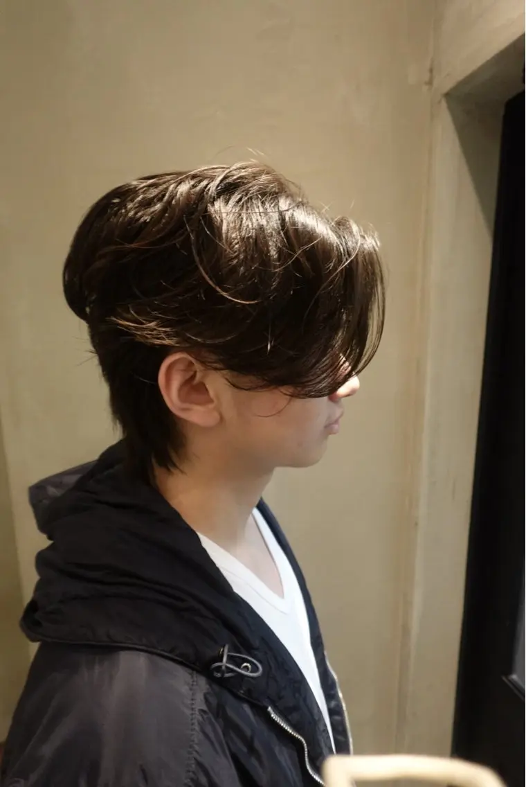 パーマ メンズ メンズパーマ スペインカール ニュアンスパーマ カット パーマ シャドウ/フェザー/ パーマ/新宿/和真のヘアスタイル