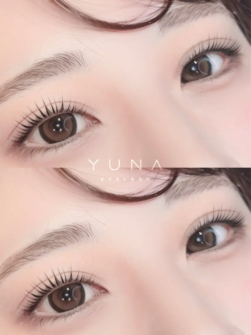 マツエク・マツパ 韓国風マツエク まつげパーマ マツパ Yuna eyelash🫧のマツエク・マツパデザイン